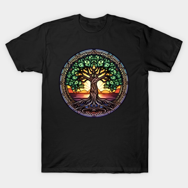 Yggdrasil the World Tree T-Shirt by Seraphine